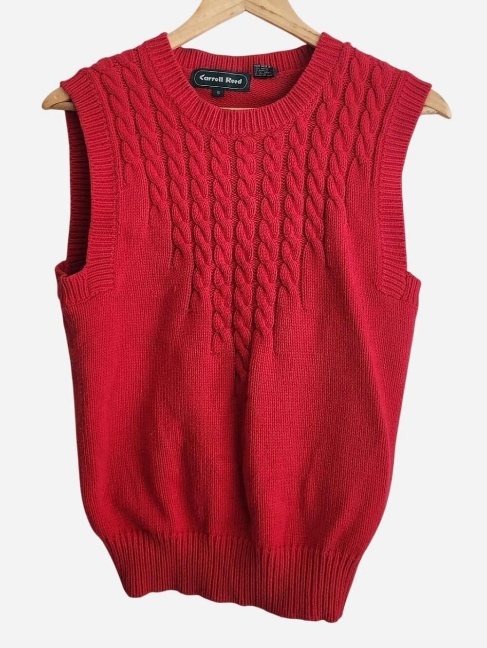 Vintage Cotton Red Vest